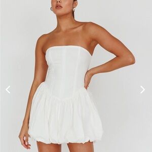 Selfie Leslie Monti Drop Waist Bubble Hem Dress